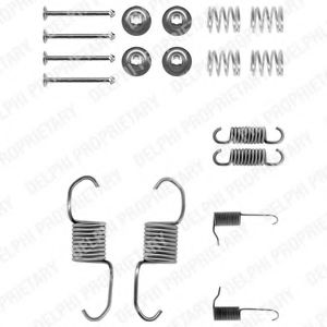 LY1189 Set accesorii, sabot de frana DELPHI 