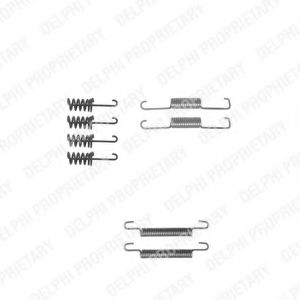 LY1258 set accesorii, saboti frana parcare DELPHI 