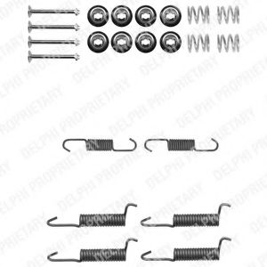 set accesorii, saboti frana parcare