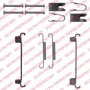 LY1350 set accesorii, saboti frana parcare DELPHI 