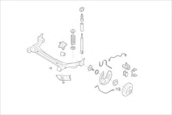VW-15460-R Suspensie roata DELPHI 