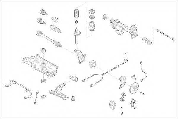 VW-17768-F Suspensie roata DELPHI 