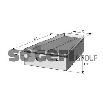 PC8280 Filtru, aer habitaclu SogefiPro 