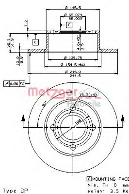Disc frana