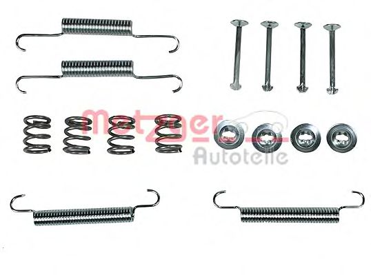 set accesorii, saboti frana parcare