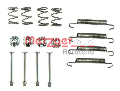 set accesorii, saboti frana parcare