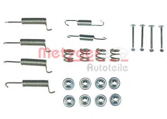 set accesorii, saboti frana parcare