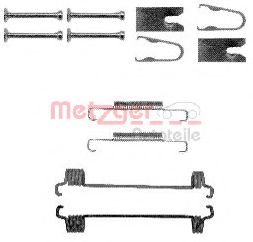 set accesorii, saboti frana parcare