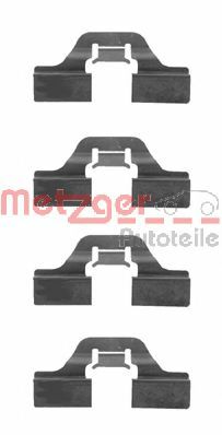 109-1211 Set accesorii, placute frana METZGER 