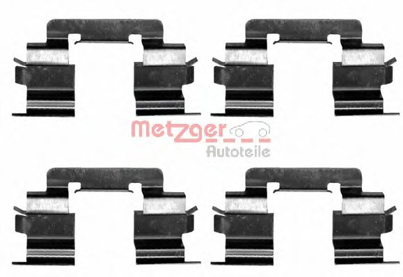 Set accesorii, placute frana