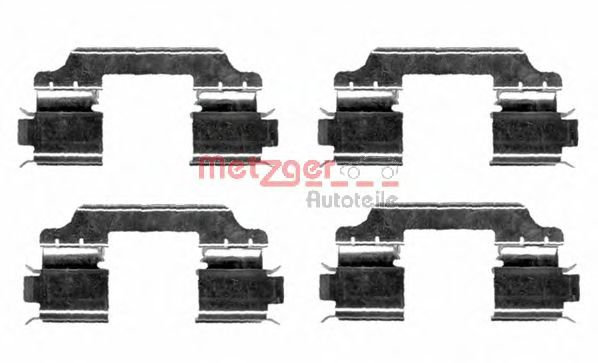 Set accesorii, placute frana
