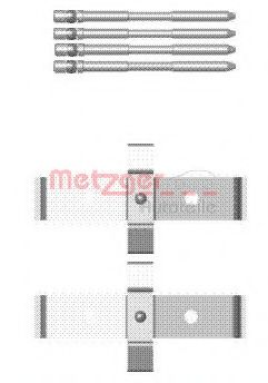 Set accesorii, placute frana