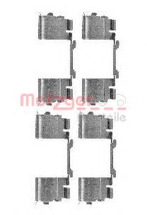 Set accesorii, placute frana