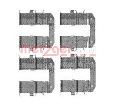Set accesorii, placute frana