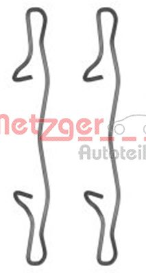 109-1755 Set accesorii, placute frana METZGER 
