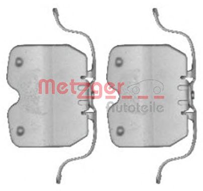 109-1759 Set accesorii, placute frana METZGER 