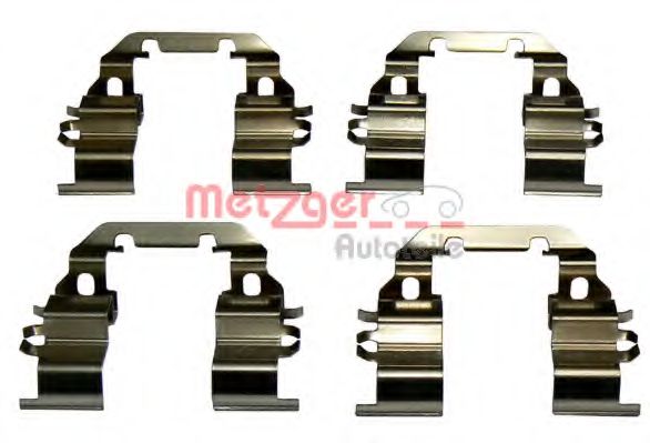 Set accesorii, placute frana