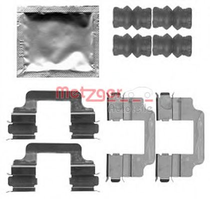 Set accesorii, placute frana