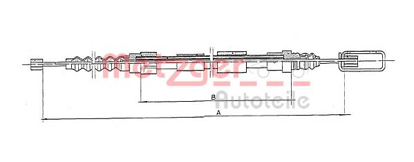 Cablu, frana de parcare