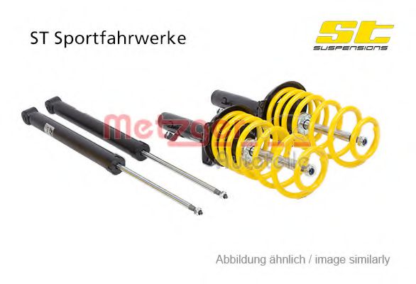 123270009 Set suspensie, arcuri elicoidale / amortizoare METZGER 