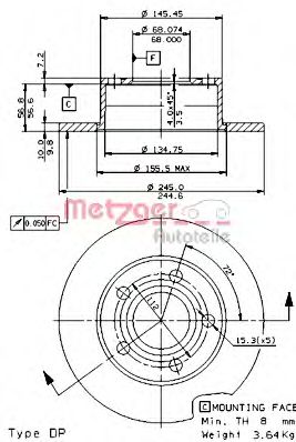 Disc frana