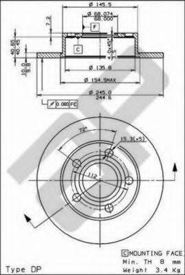 Disc frana