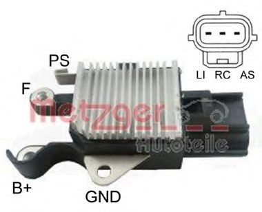 2390033 Regulator, alternator METZGER 