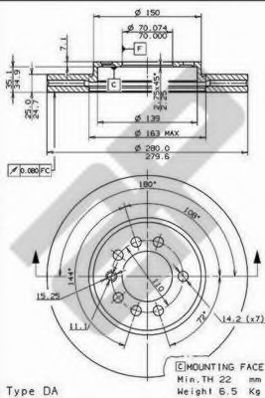 Disc frana
