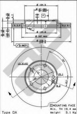 Disc frana