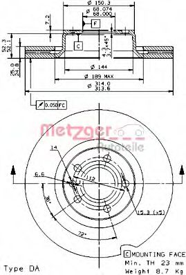 Disc frana