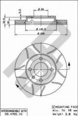 Disc frana 2