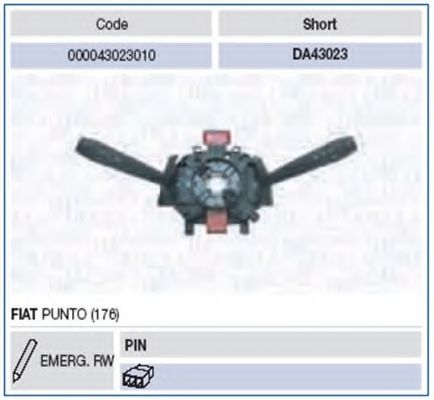 Comutator coloana directie 2
