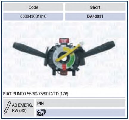 Comutator coloana directie 2