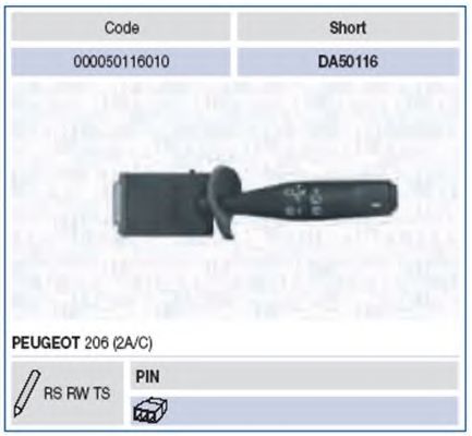 000050116010 Comutator coloana directie MAGNETI MARELLI 
