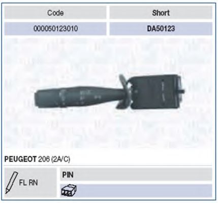 000050123010 Comutator coloana directie MAGNETI MARELLI 