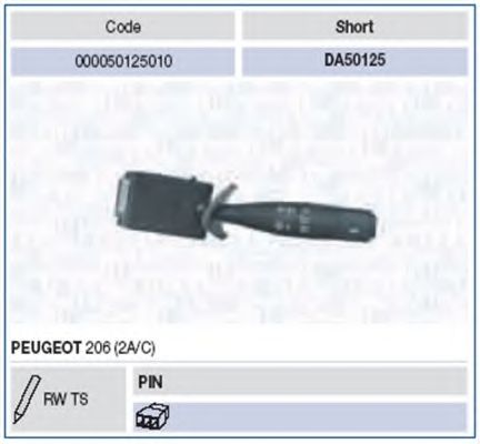 000050125010 Comutator coloana directie MAGNETI MARELLI 