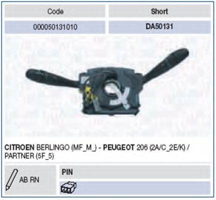 000050131010 Comutator coloana directie MAGNETI MARELLI 
