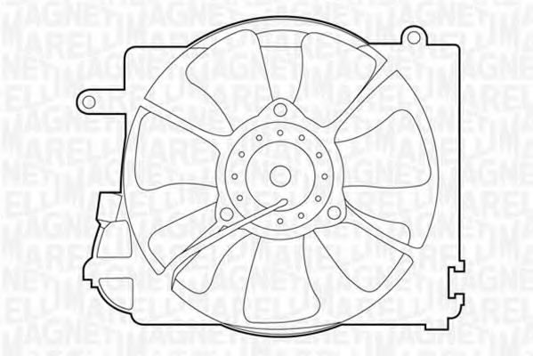 069422294010 Ventilator, radiator MAGNETI MARELLI 