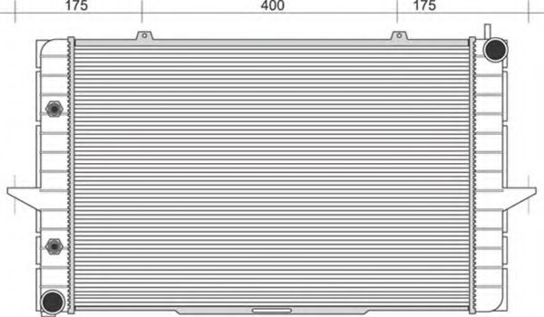 350213117300 Radiator, racire motor MAGNETI MARELLI 