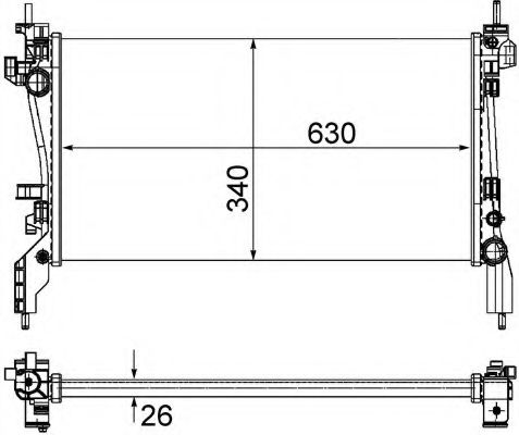 Radiator, racire motor