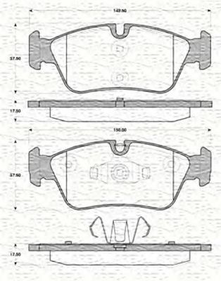 set placute frana,frana disc 2