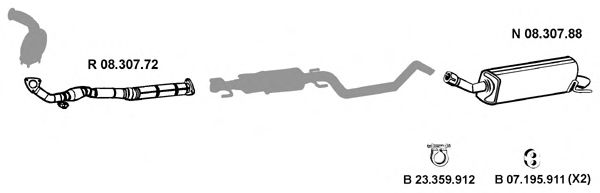 082679 Sistem de esapament EBERSPÄCHER 