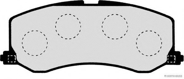 set placute frana,frana disc 2