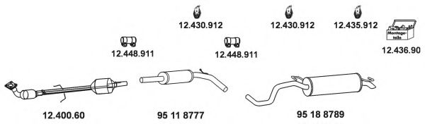12_1276_17 Sistem de esapament EBERSPÄCHER 