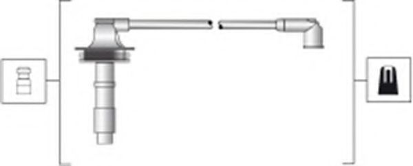 941318111279 Set cablaj aprinder MAGNETI MARELLI 