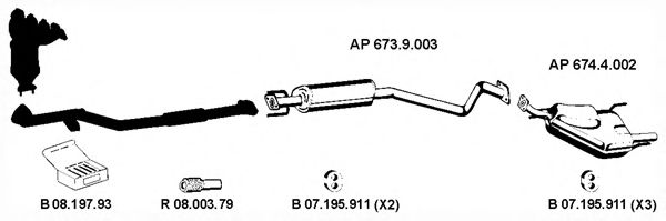 AP_2323 Sistem de esapament EBERSPÄCHER 