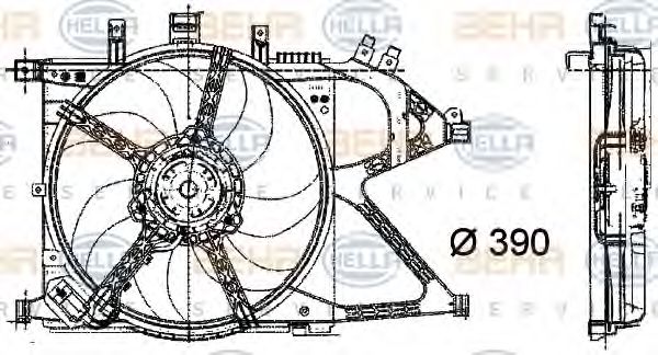 Ventilator, radiator