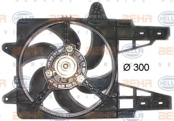 8EW 009 158-241 Ventilator, radiator BEHR HELLA SERVICE 