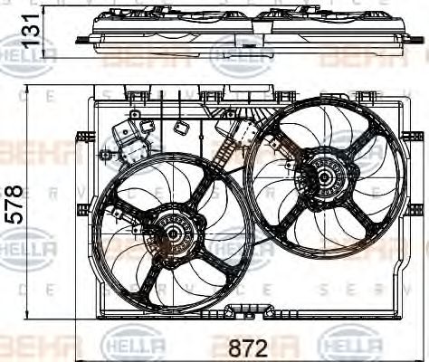 Ventilator, radiator