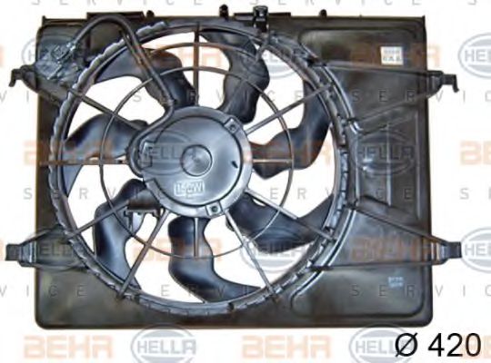 8EW 351 042-761 Ventilator, radiator BEHR HELLA SERVICE 